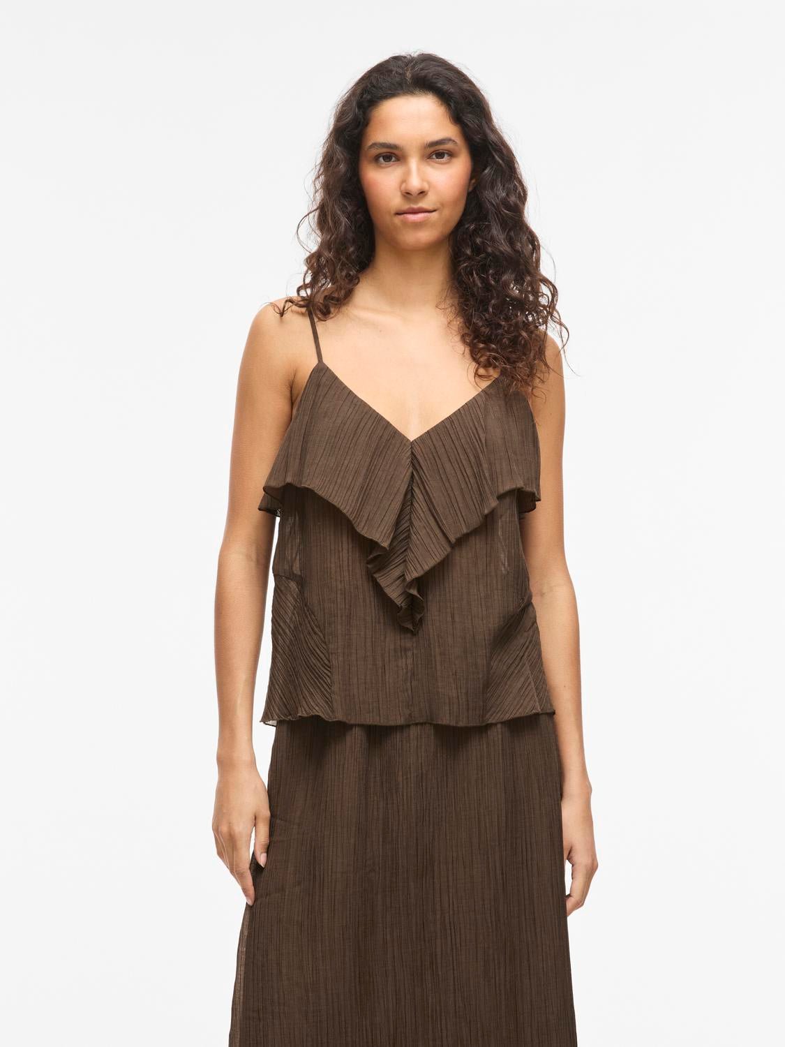 VIDANIRA Top - Slate Black - VERO MODA & VILA Bergvik